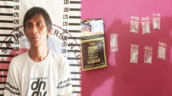 Jadi pengedar Narkotika,Â  Warga Menggala Kota di Tangkap Polres Tulang Bawang